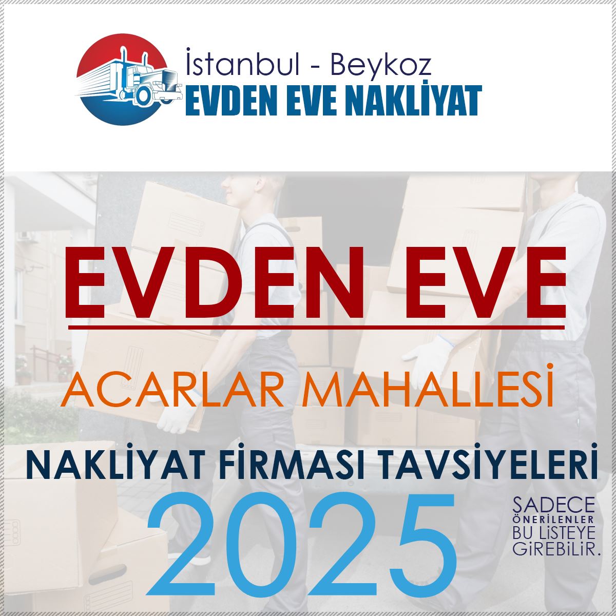 Acarlar Evden Eve Nakliyat Firmaları