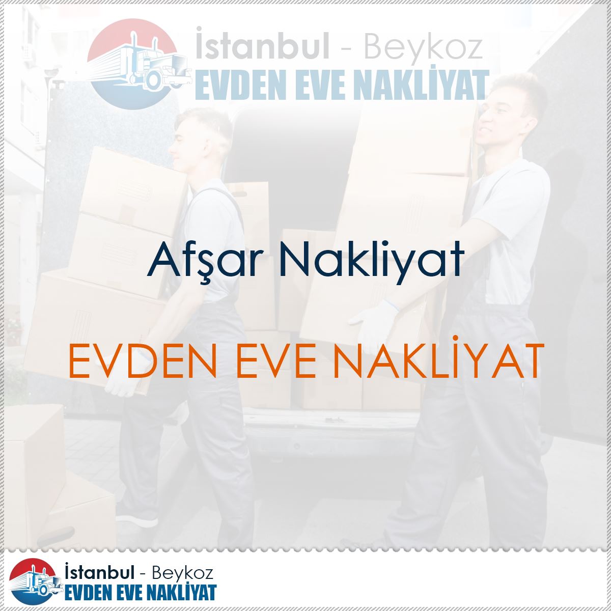 Afşar Nakliyat : Kapak Görseli